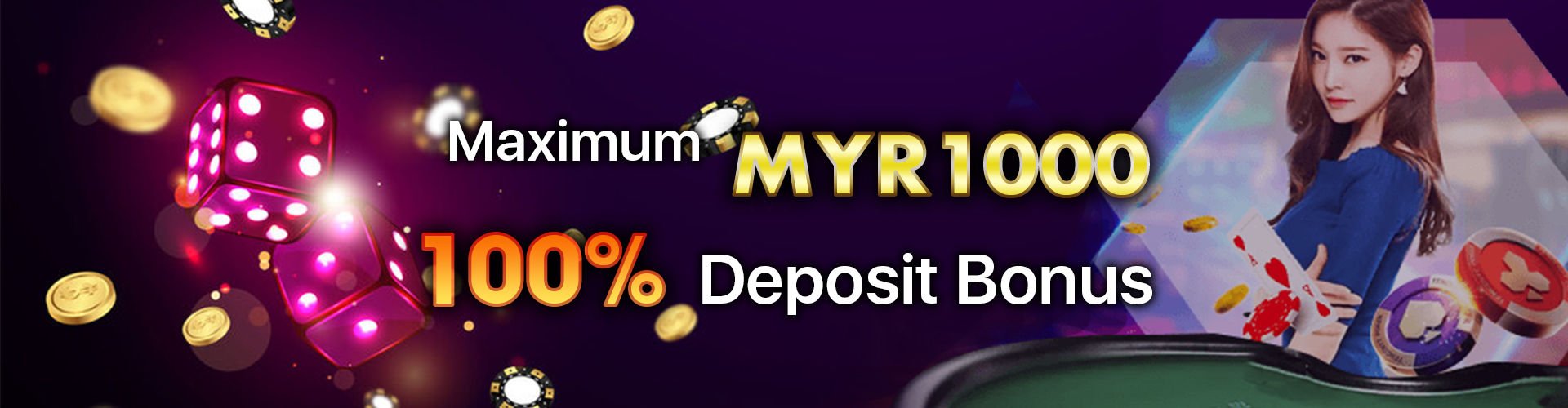 100% Deposit Bonus